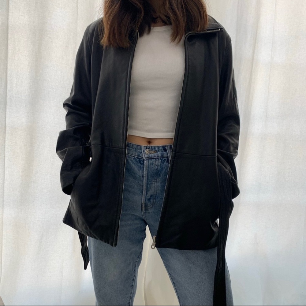 ANDREW MARC leather jacket